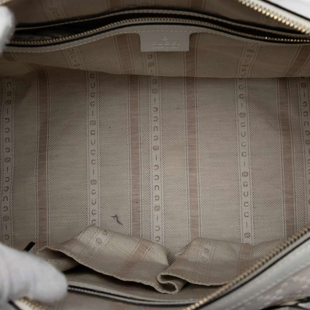 Gucci Medium Diamante Leather Boston Bag - 4