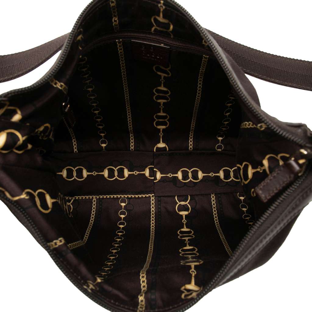 Gucci Canvas Shoulder Bag - 4