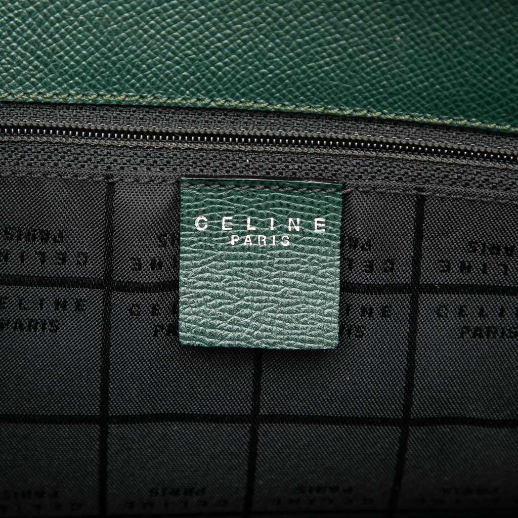 Celine Grained Calfskin Satchel - 5