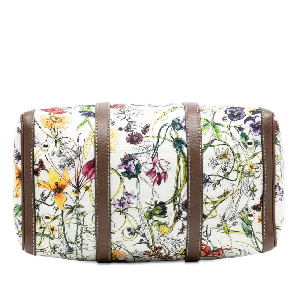 Gucci Medium Canvas Flora Joy Boston Bag - 3