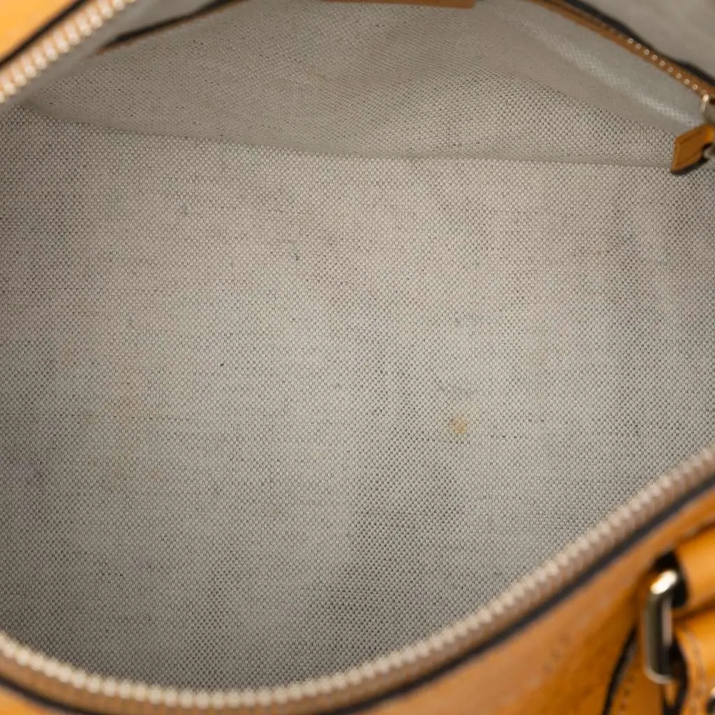Gucci Medium Microguccissima Joy Boston Bag Yellow Leather Very good - Model View