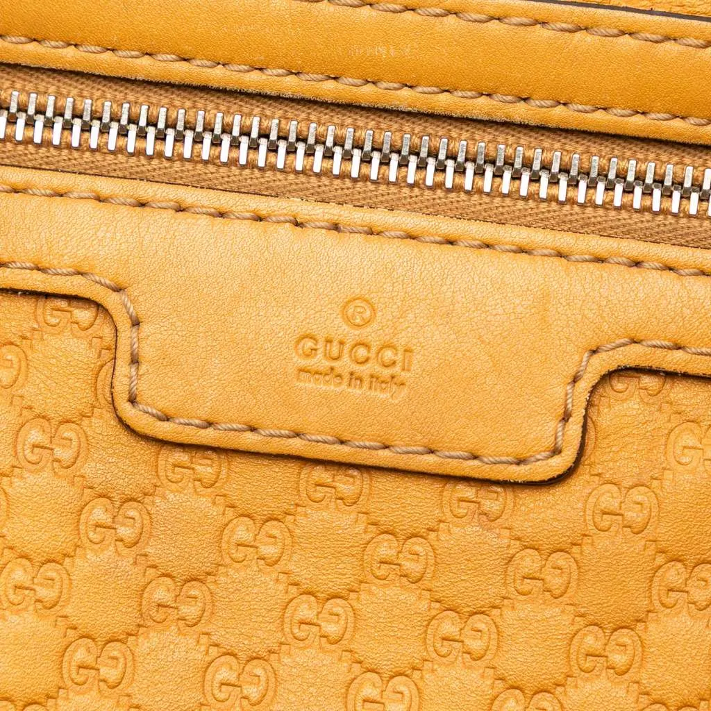 Gucci Medium Microguccissima Joy Boston Bag Yellow Leather Very good - Box View