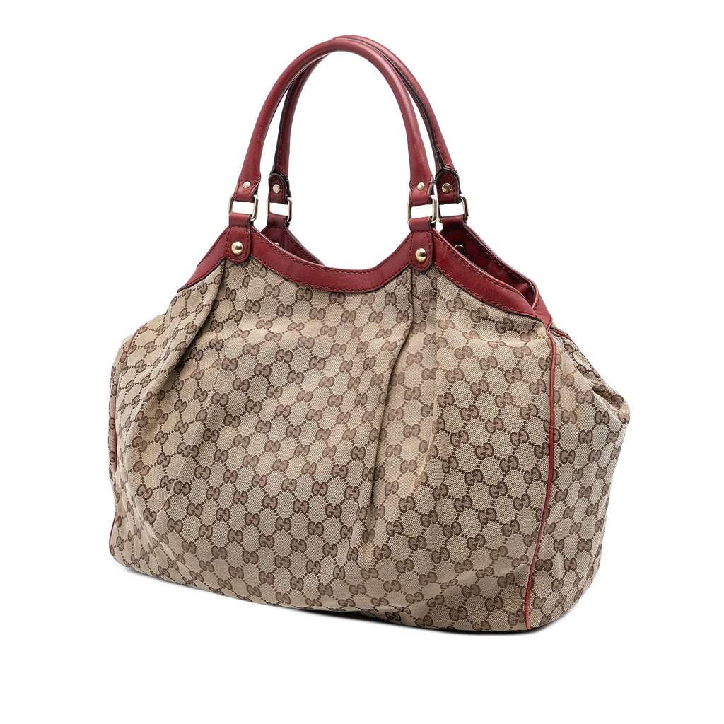 Gucci Large GG Canvas Sukey Tote - 2