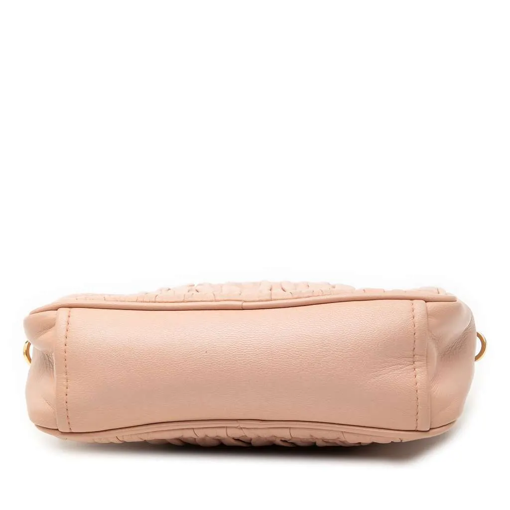 Prada Nappa Gaufre Camera Bag Brown Leather Very good - Inside View