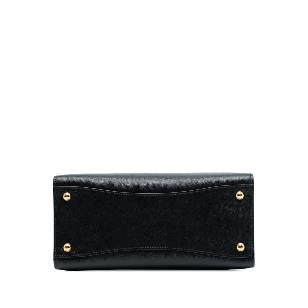 Prada Saffiano Lux Embossed Logo Convertible Tote - 3