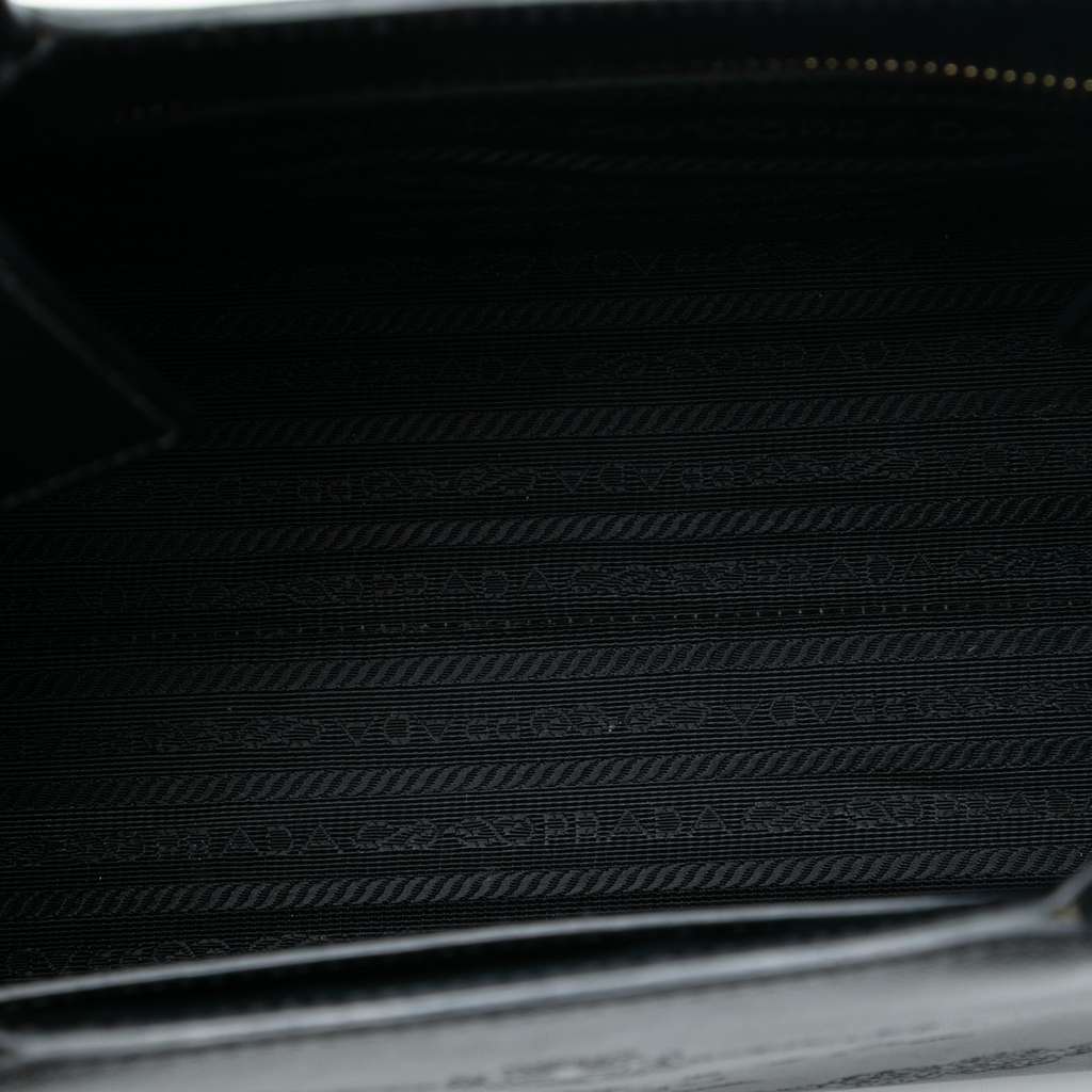 Prada Saffiano Lux Embossed Logo Convertible Tote - 4