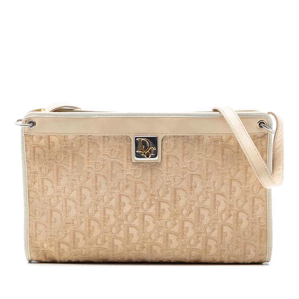 Dior Diorissimo Trotter Canvas Shoulder Bag