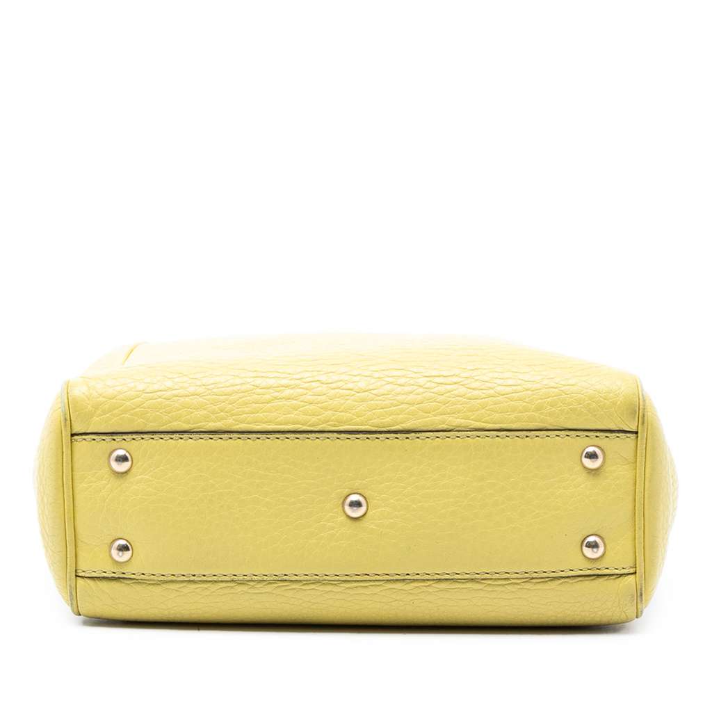 Gucci Mini Calfskin Bamboo Shopper Satchel - 3