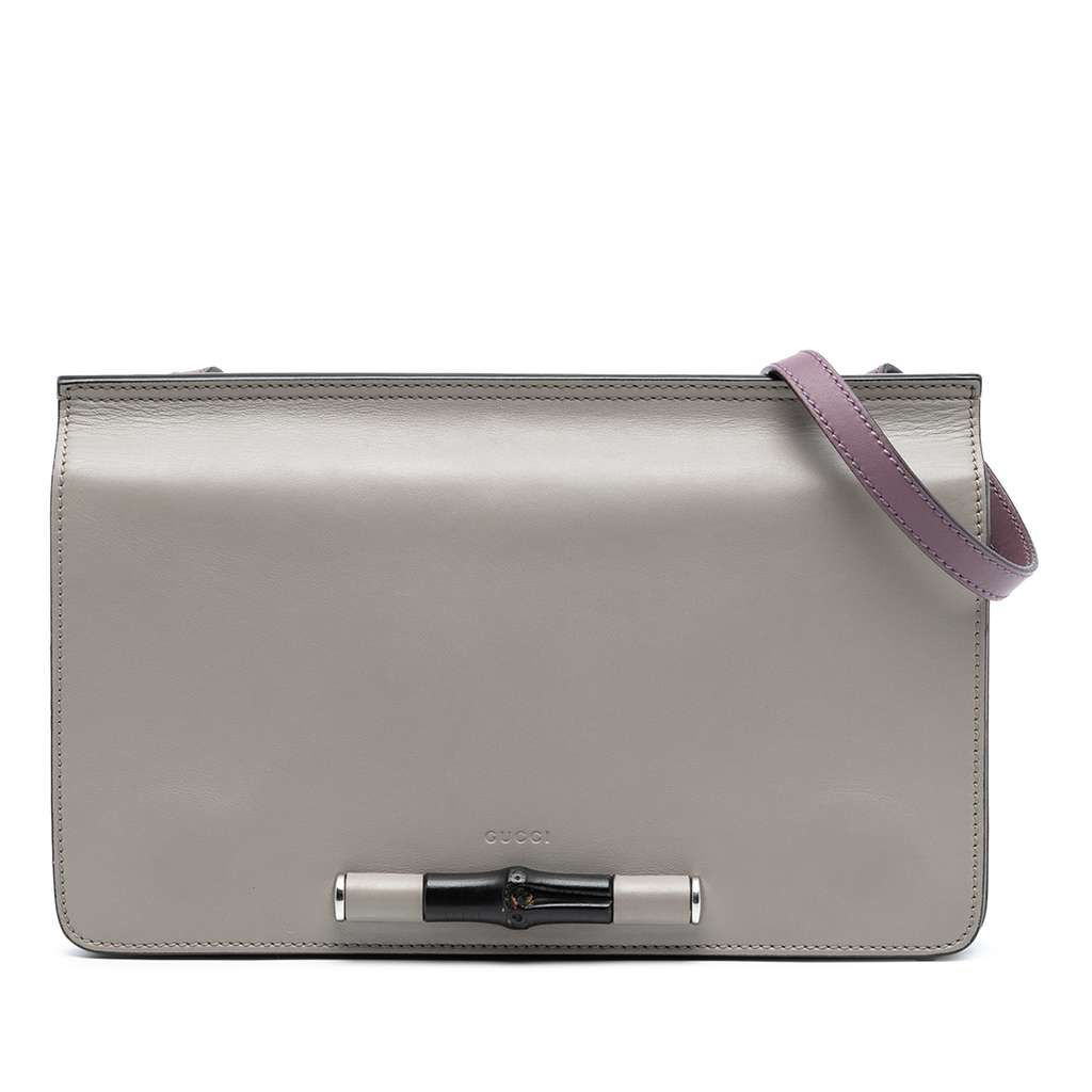 Gucci Leather Lady Bamboo Shoulder Bag