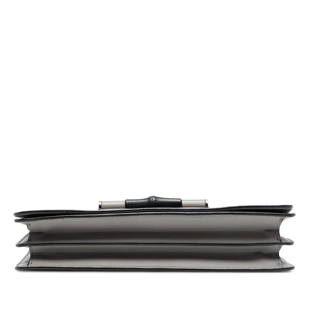 Gucci Leather Lady Bamboo Shoulder Bag - 3