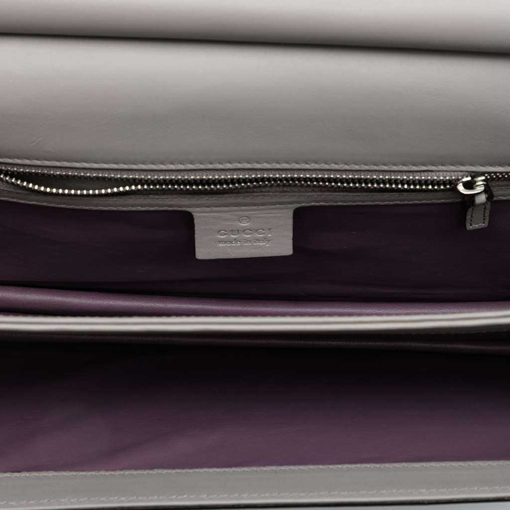 Gucci Leather Lady Bamboo Shoulder Bag - 4