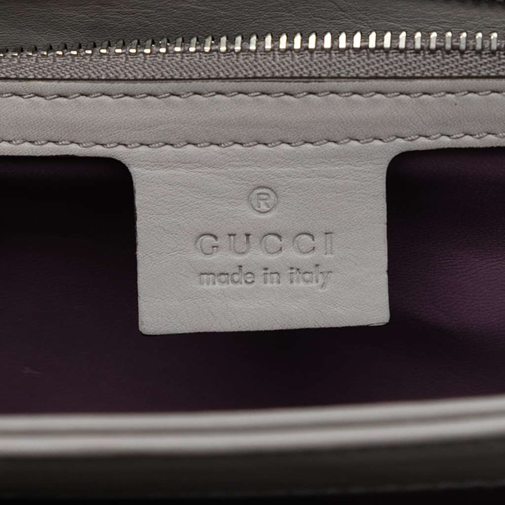 Gucci Leather Lady Bamboo Shoulder Bag - 5