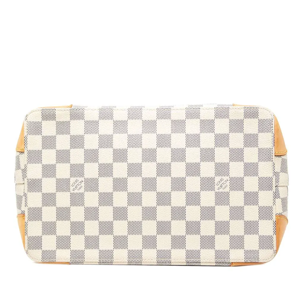 Louis Vuitton Damier Azur Hampstead PM White Very good - Inside View