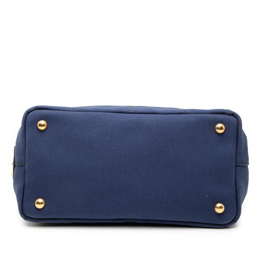 Prada Small Canvas Canapa Logo Satchel - 3