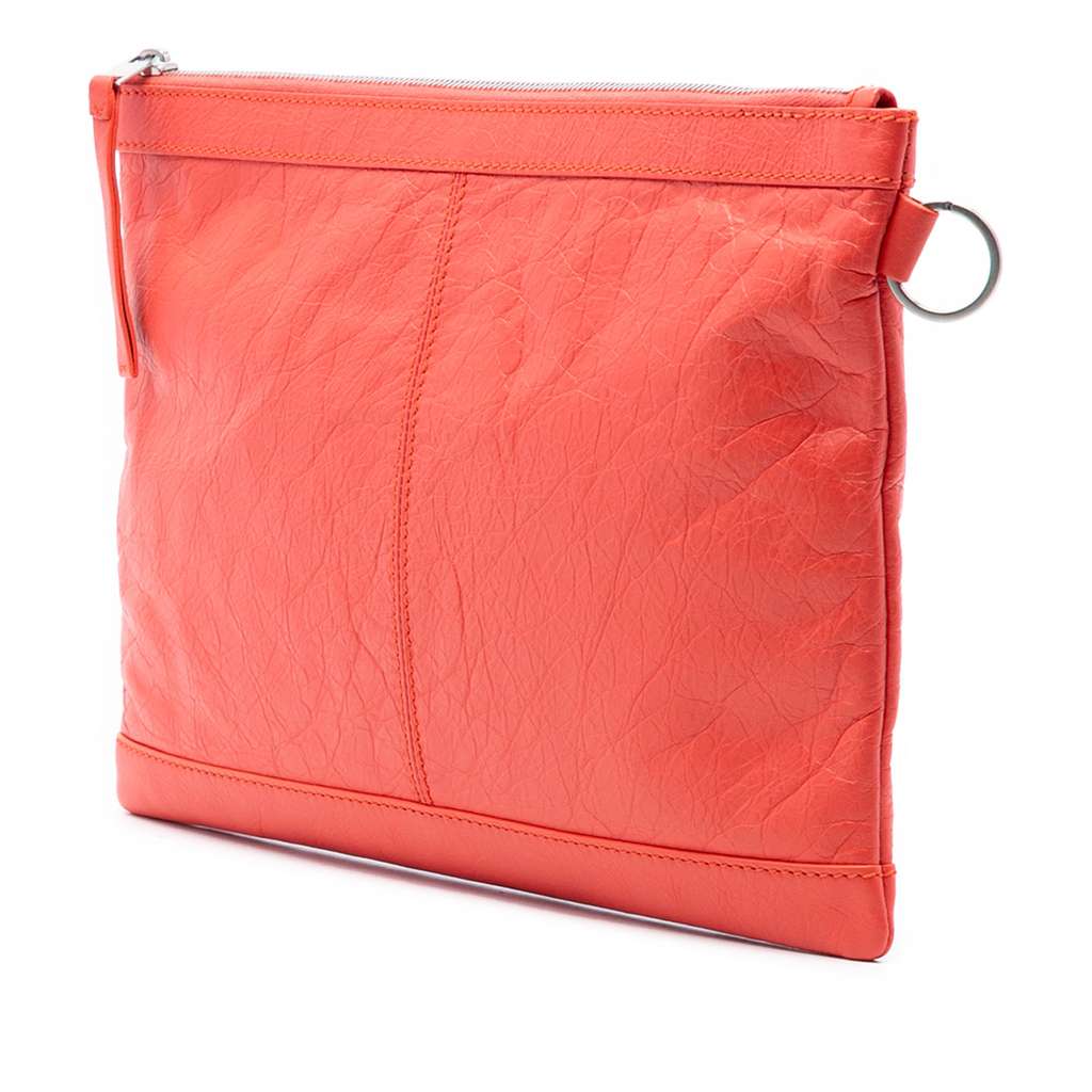 Balenciaga Lambskin Motocross Classic Clip M Clutch - 2