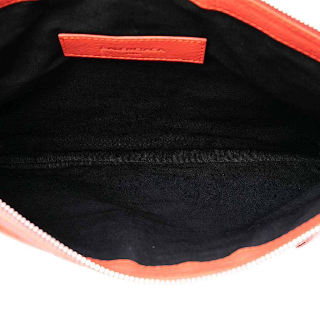 Balenciaga Lambskin Motocross Classic Clip M Clutch - 4