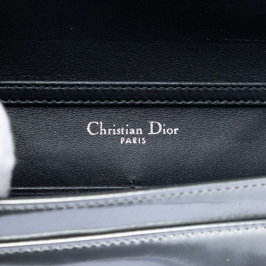 Dior Baby Patent Microcannage Diorama Crossbody - 5