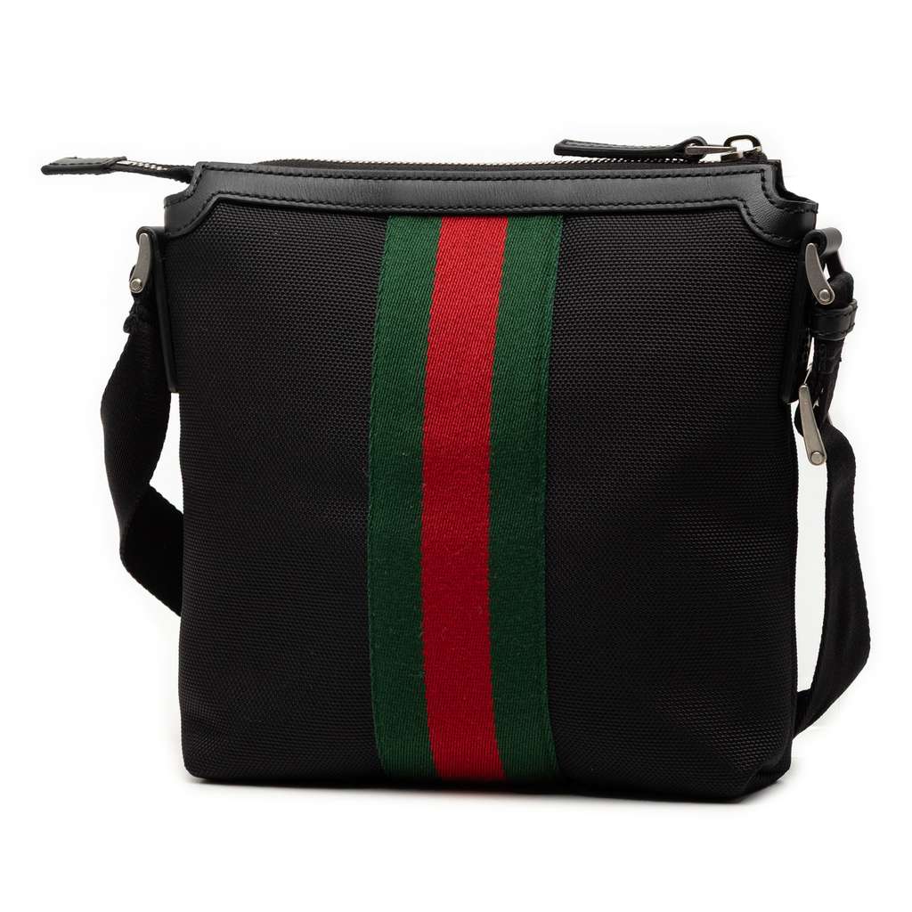 Gucci Techno Canvas Web Messenger Bag - 2