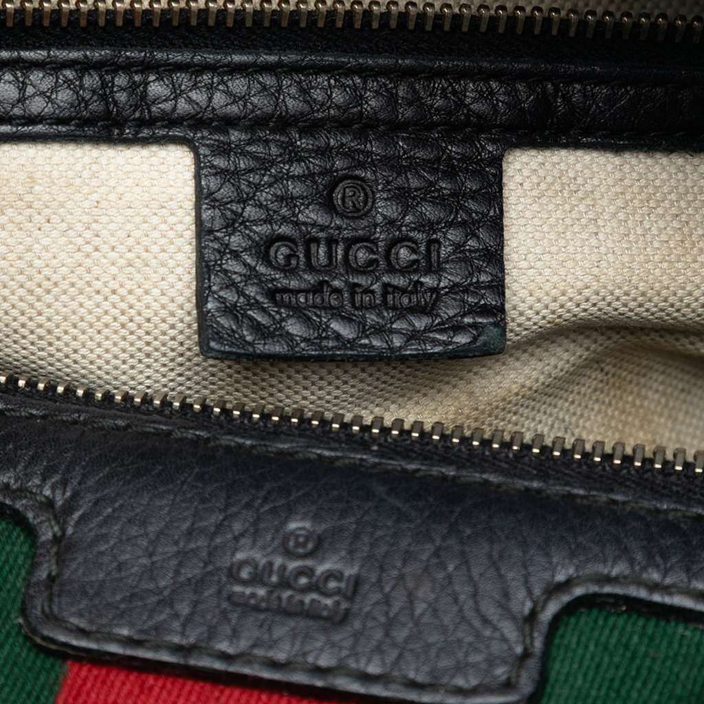 Gucci Calfskin Web Joy Boston Bag - 5