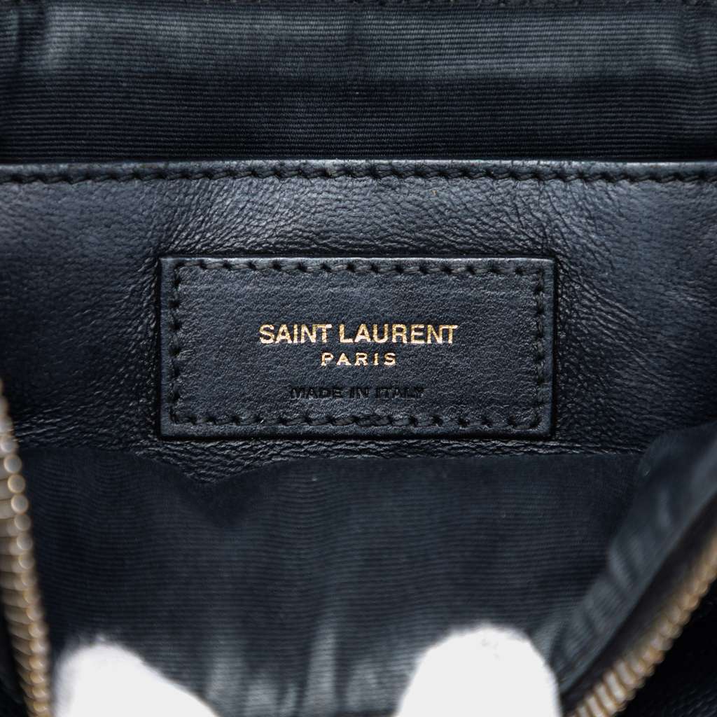 Saint Laurent Grain de Poudre Quilted 80s Vanity Bag - 5