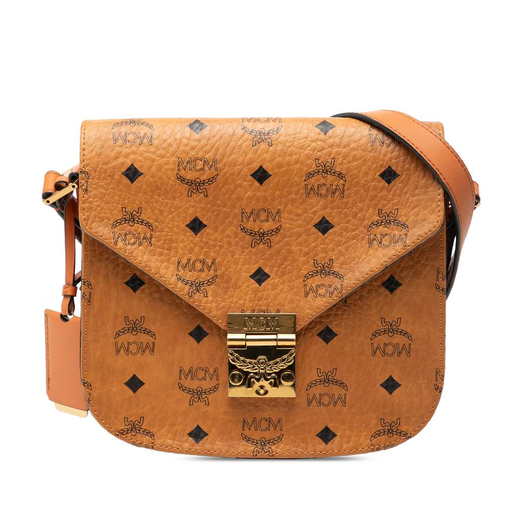 Mcm Small Visetos Coated Canvas Patricia Crossbody