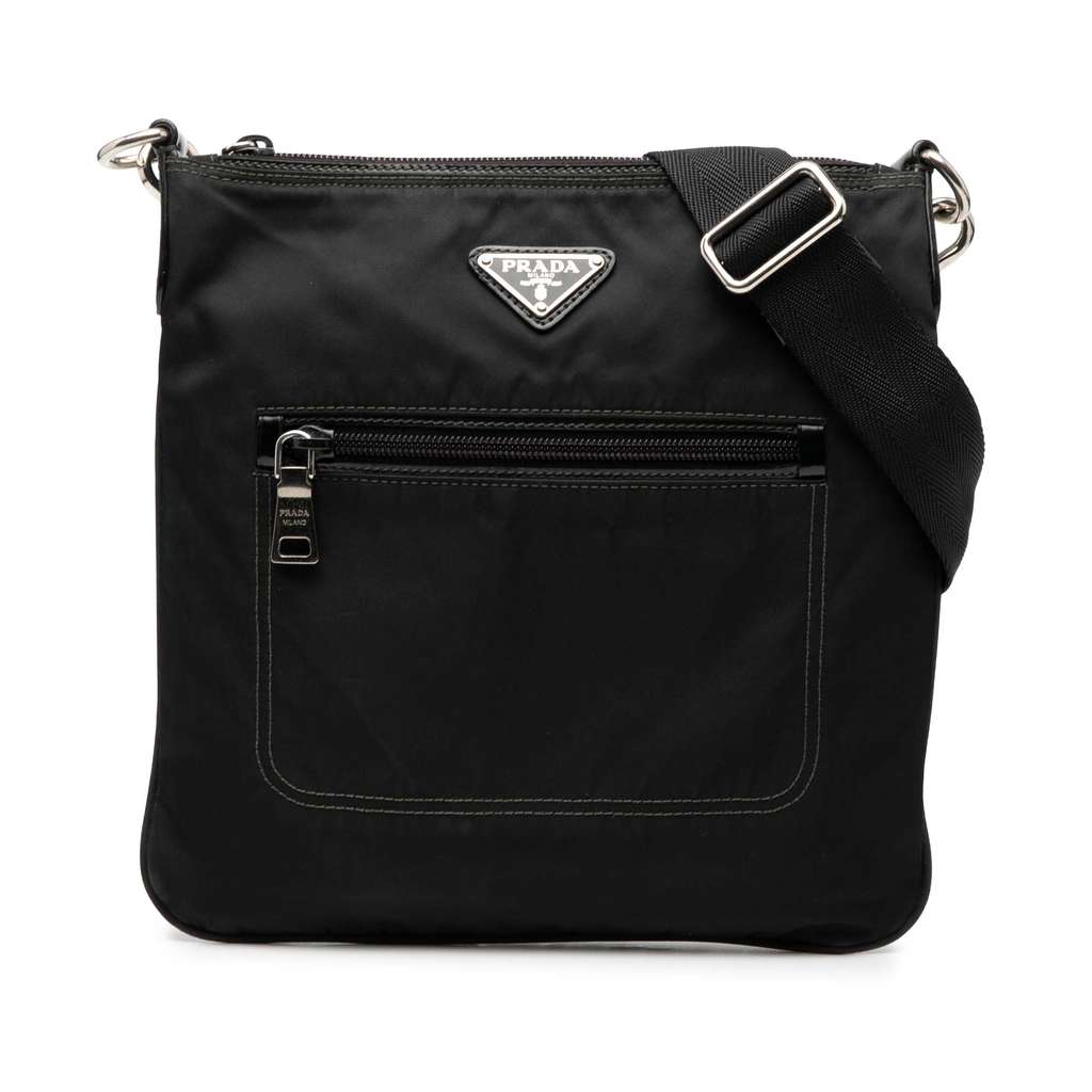 Prada Tessuto Zip Top Crossbody