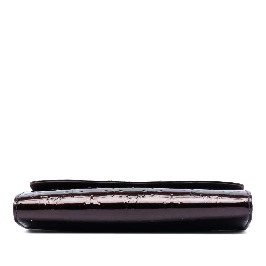 Louis Vuitton Monogram Vernis Sunset Boulevard Purple Leather Very good - Inside View