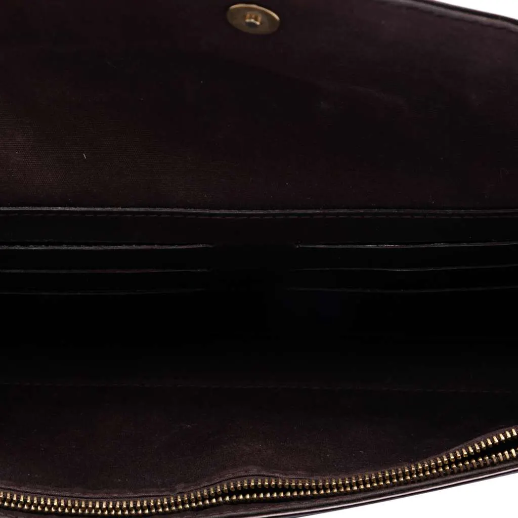 Louis Vuitton Monogram Vernis Sunset Boulevard Purple Leather Very good - Model View