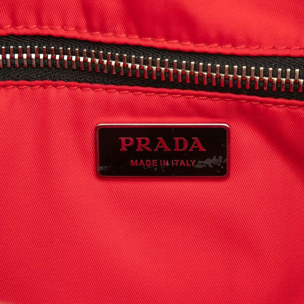 Prada Tessuto Pocket Top Handle Cargo Bag Black Very good - Box View