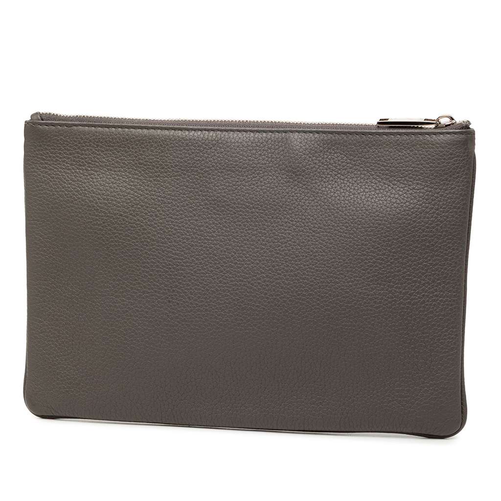 Dior Grained Calfskin Atelier Clutch - 2