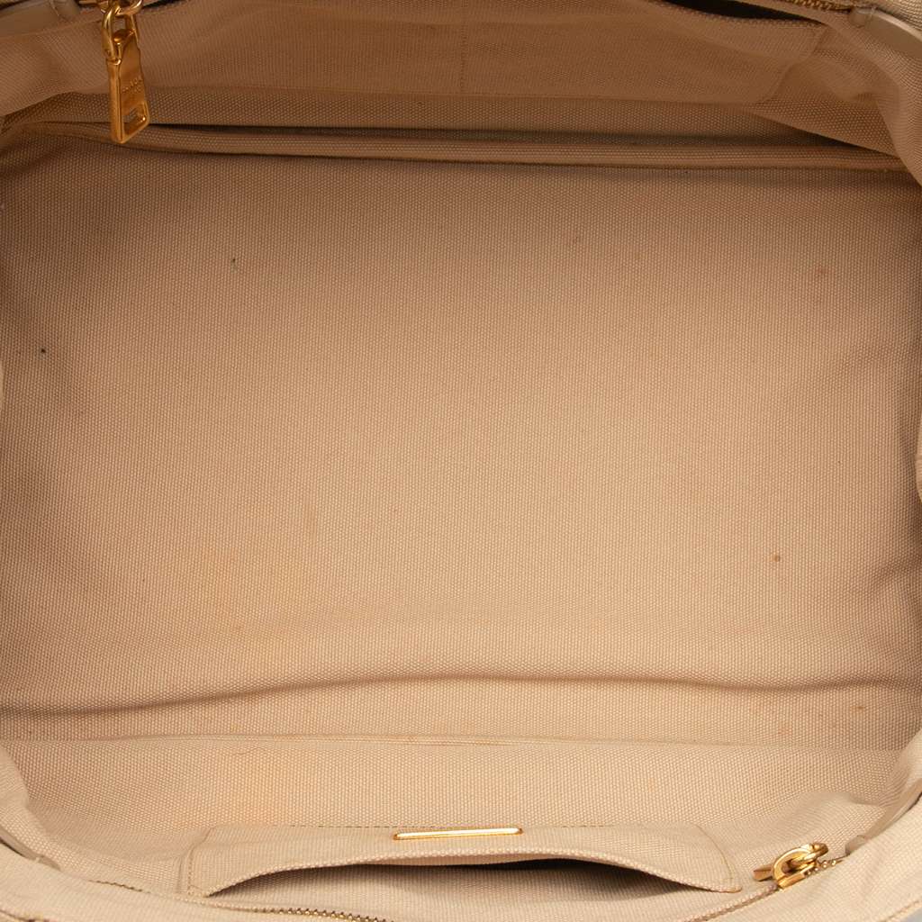 Prada Canvas Canapa Bijoux Satchel - 4
