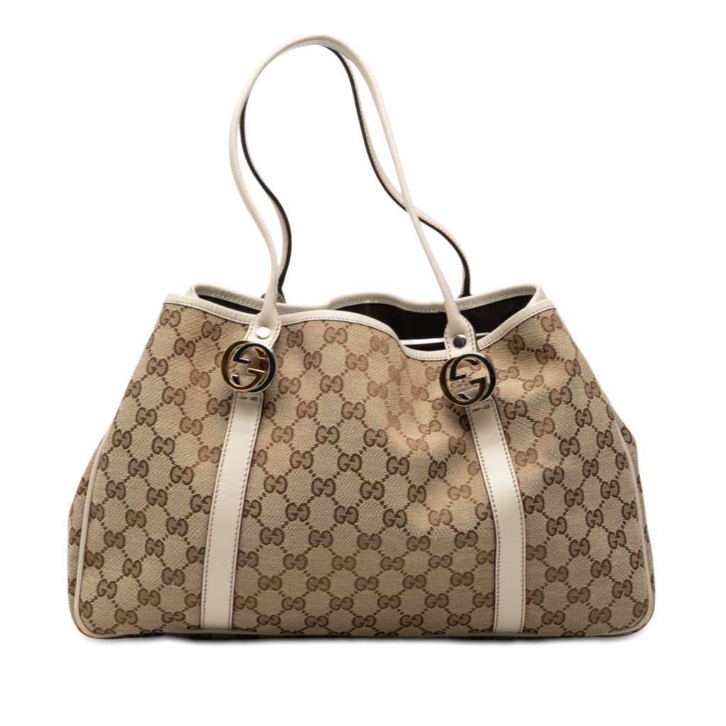 Gucci GG Canvas Twins Tote