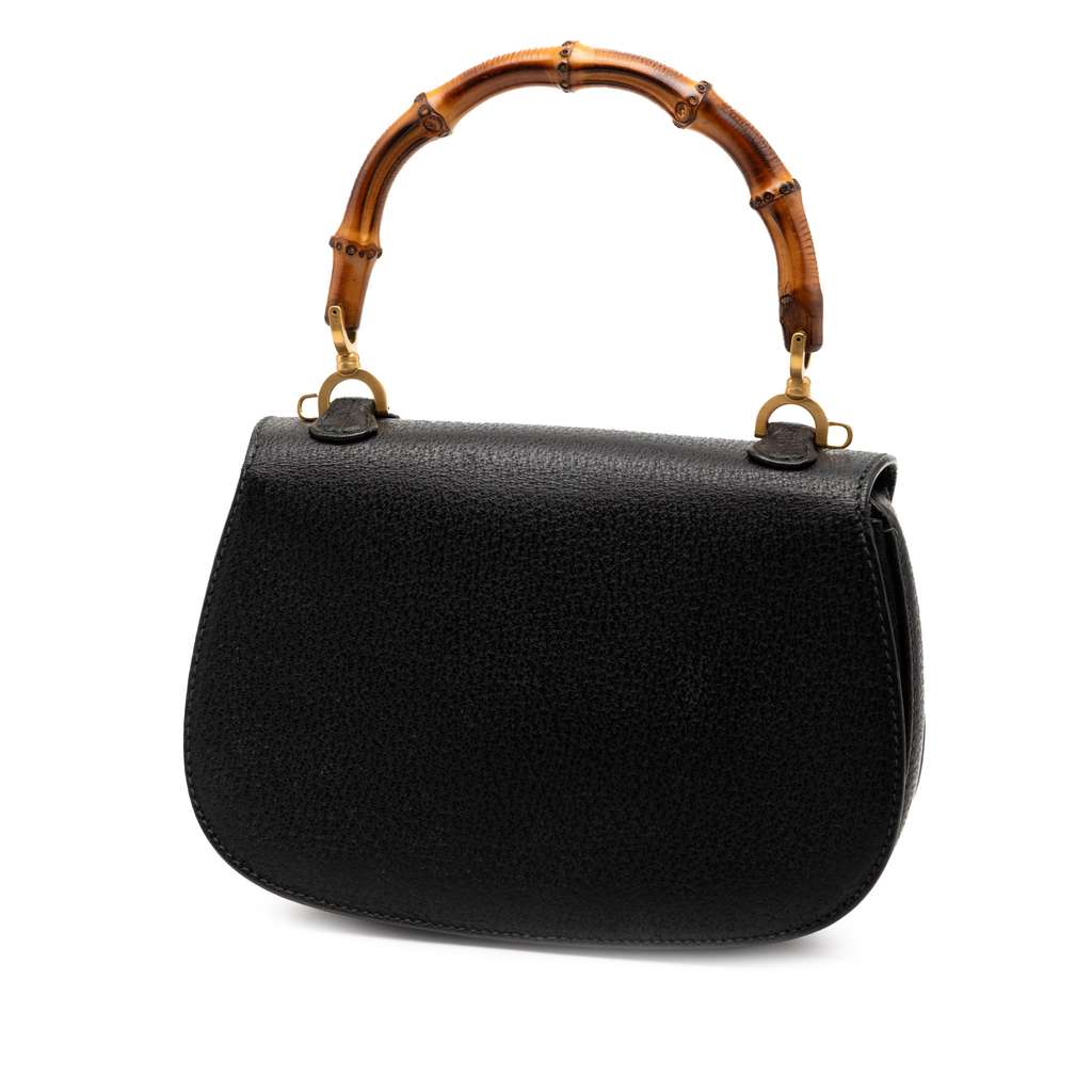 Gucci Grained Calfskin Bamboo Night - 2