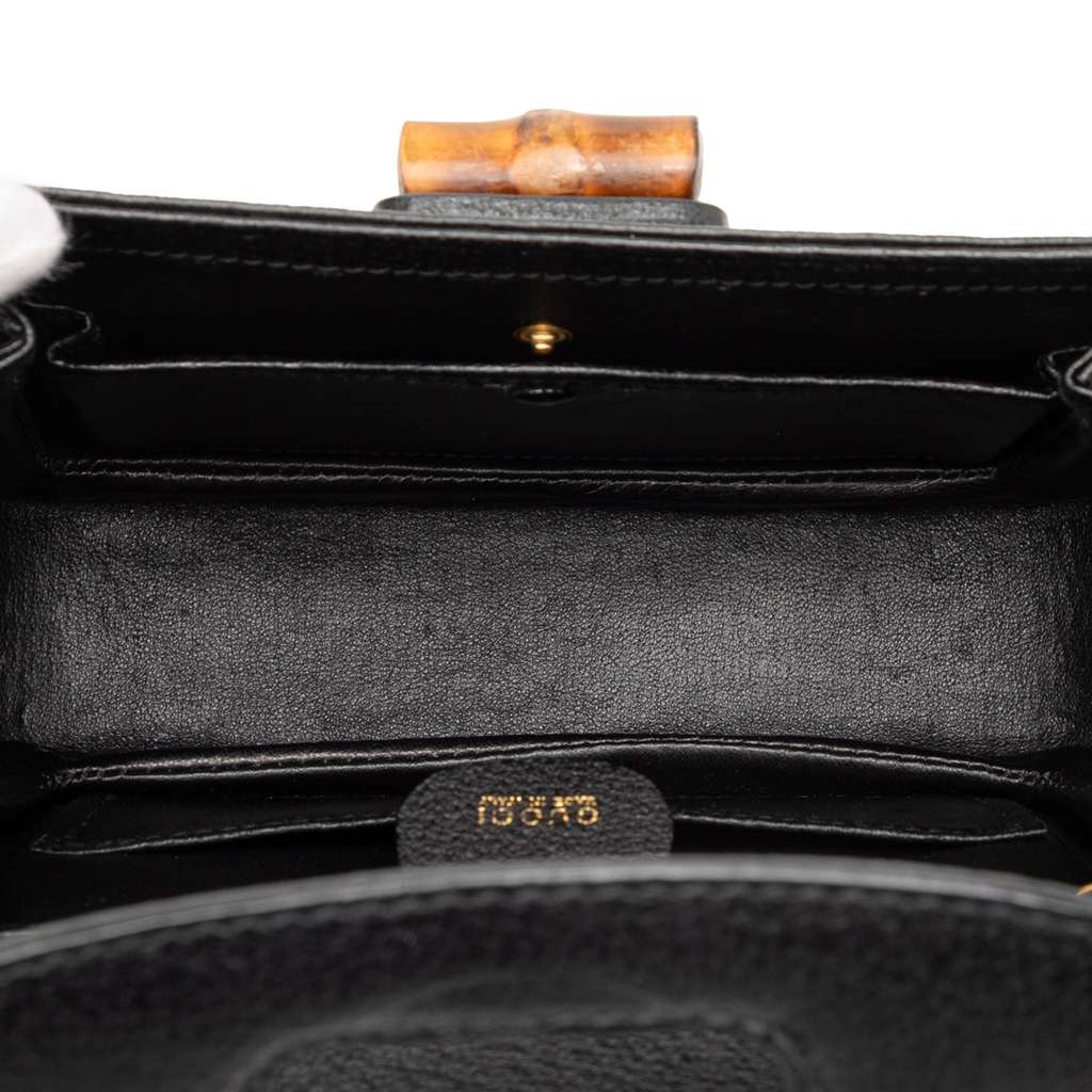 Gucci Grained Calfskin Bamboo Night - 4