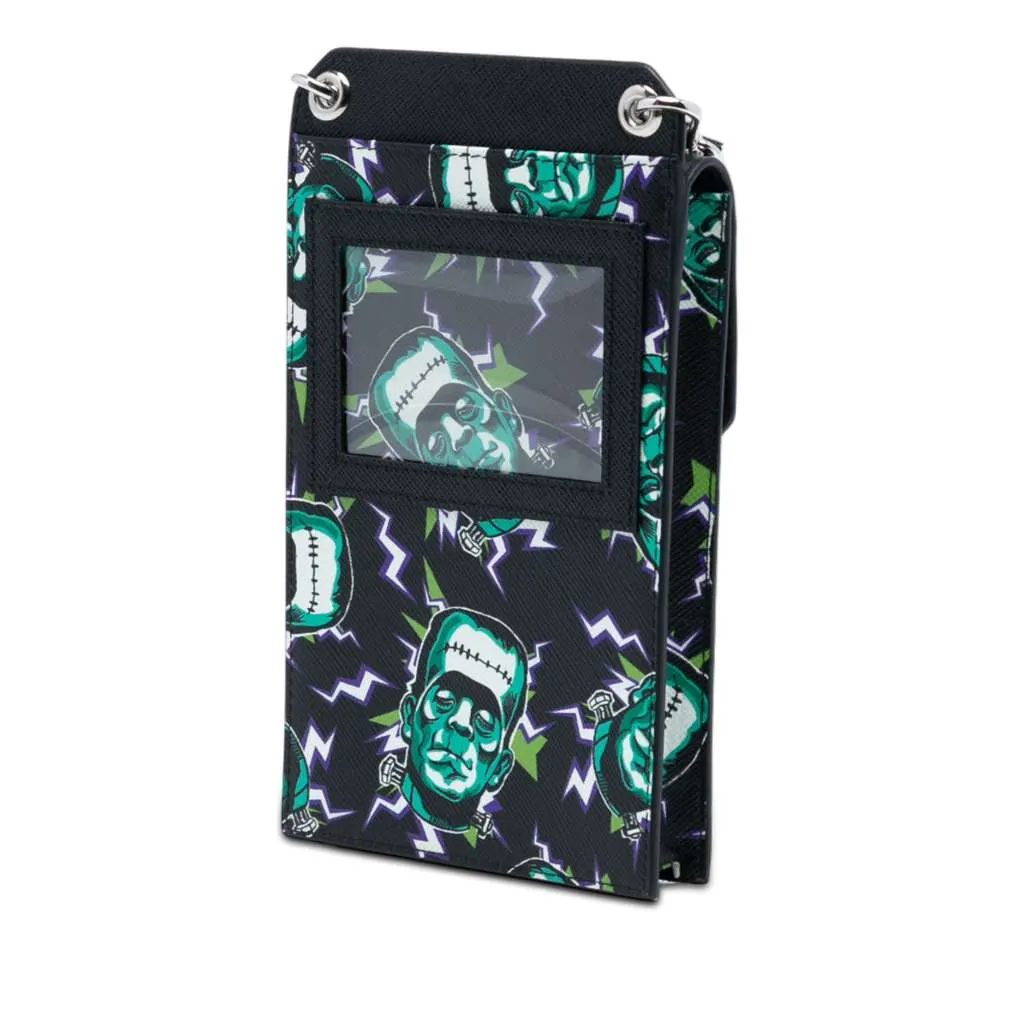 Prada Universal Studios Saffiano Frankenstein Phone Holder Black Leather Very good - Back View