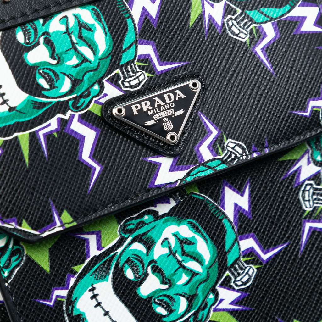 Prada Universal Studios Saffiano Frankenstein Phone Holder - 5