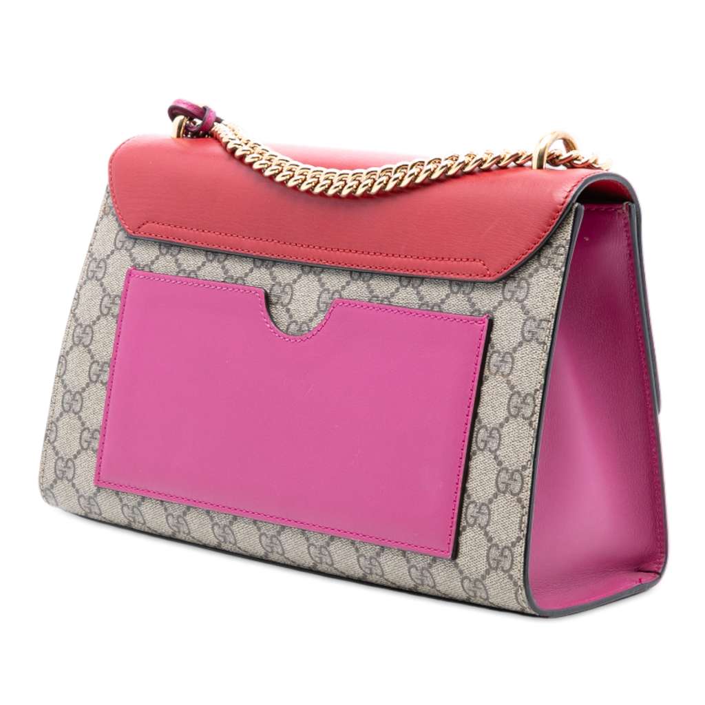 Gucci Medium GG Supreme Padlock Shoulder Bag - 2