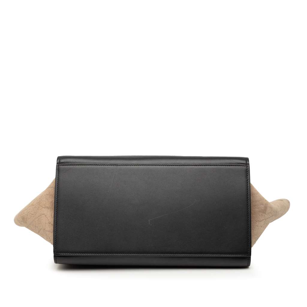 Celine Small Tricolor Leather Trapeze Satchel - 3