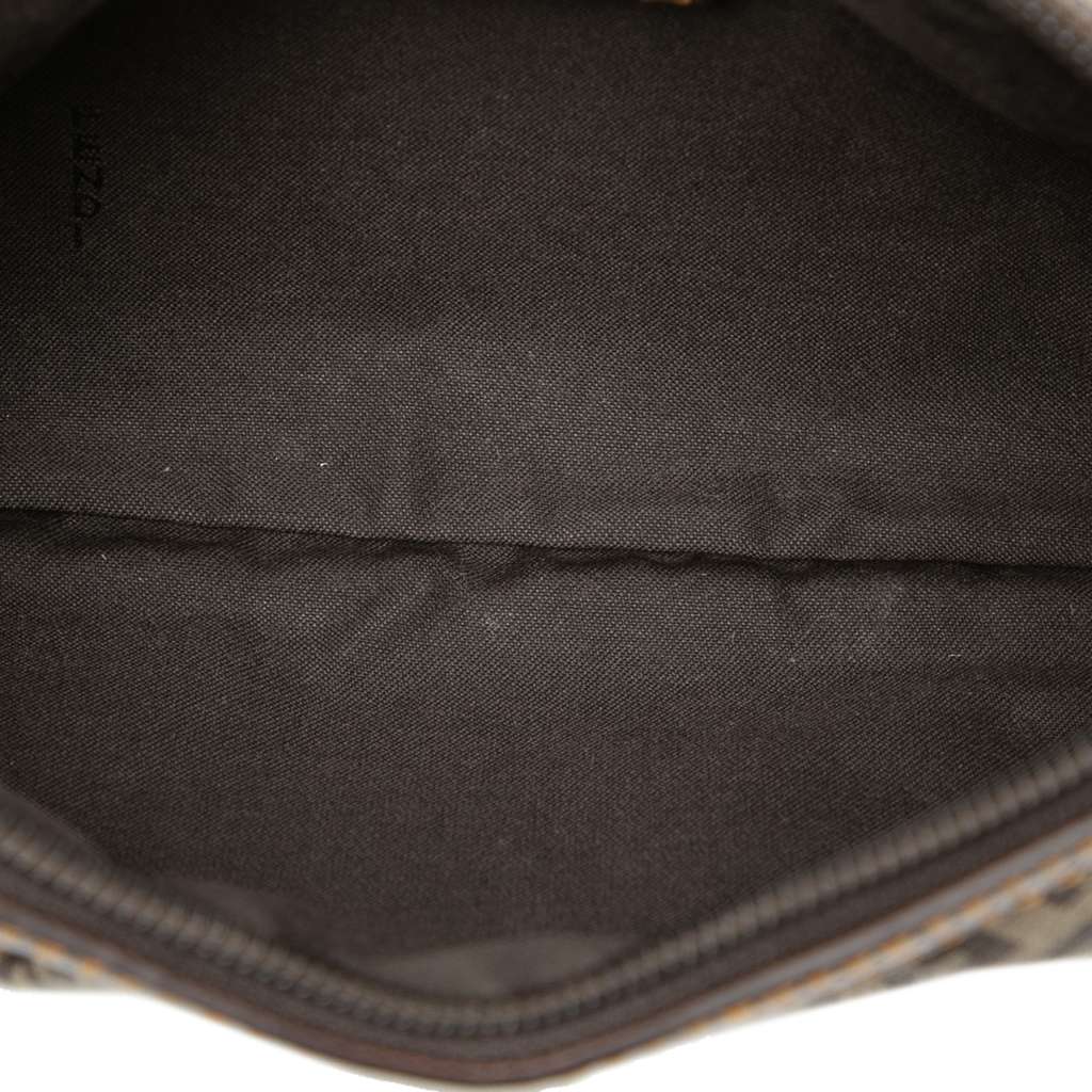 Fendi Zucchino Coated Canvas Pochette - 4