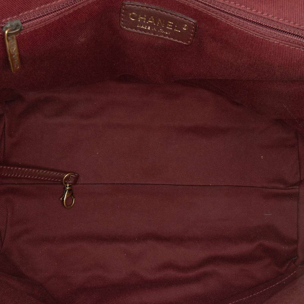 Chanel Large Quilted Metallic Calfskin Istanbul Accordion Flap - 4