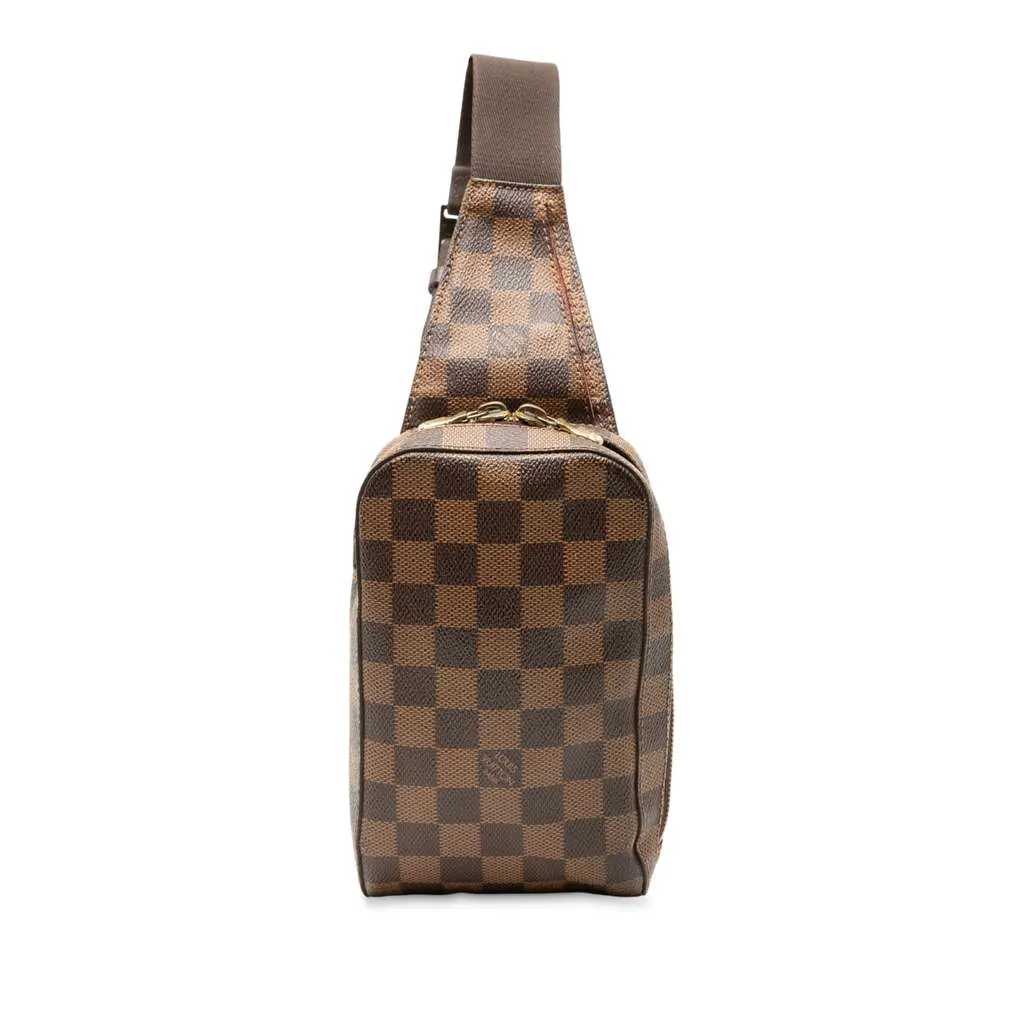 Louis Vuitton Damier Ebene Geronimos Brown Very good - Front View
