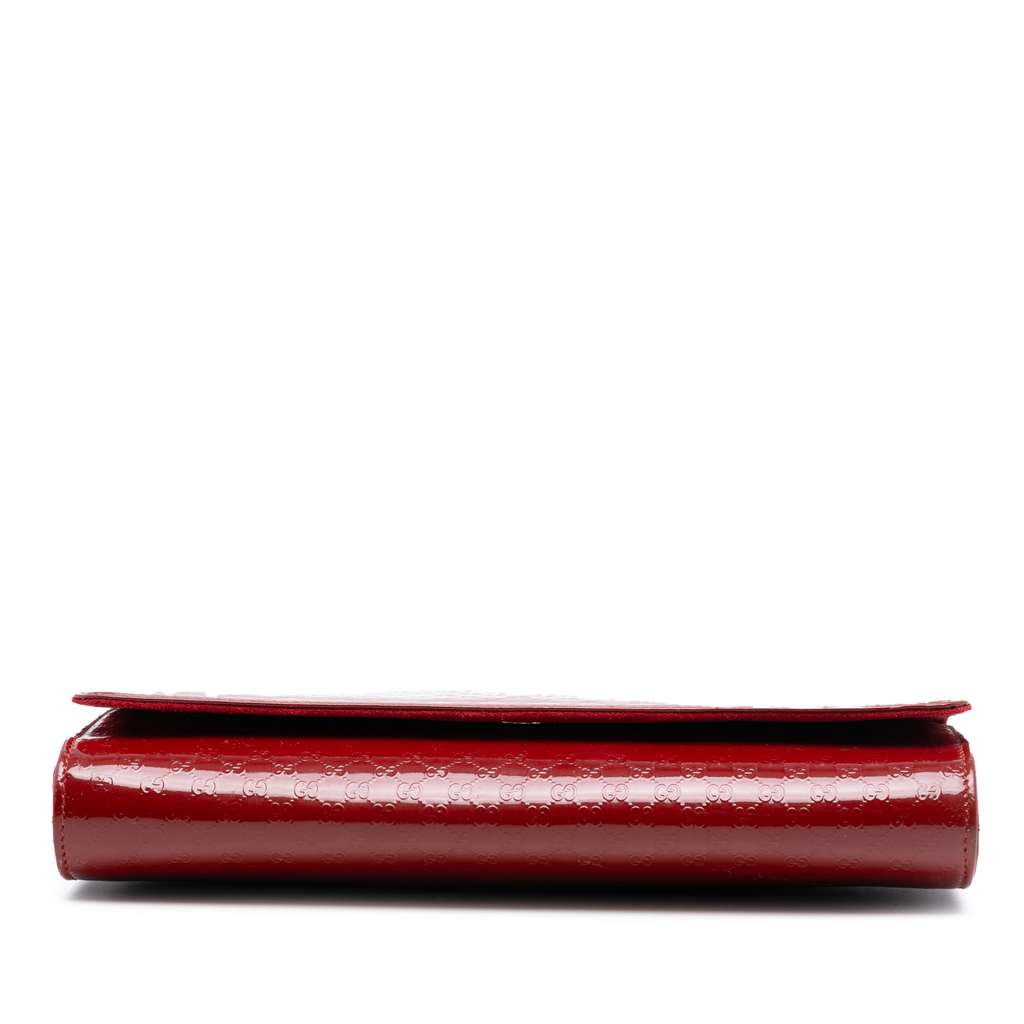 Gucci Microguccissima Patent Broadway Clutch - 3