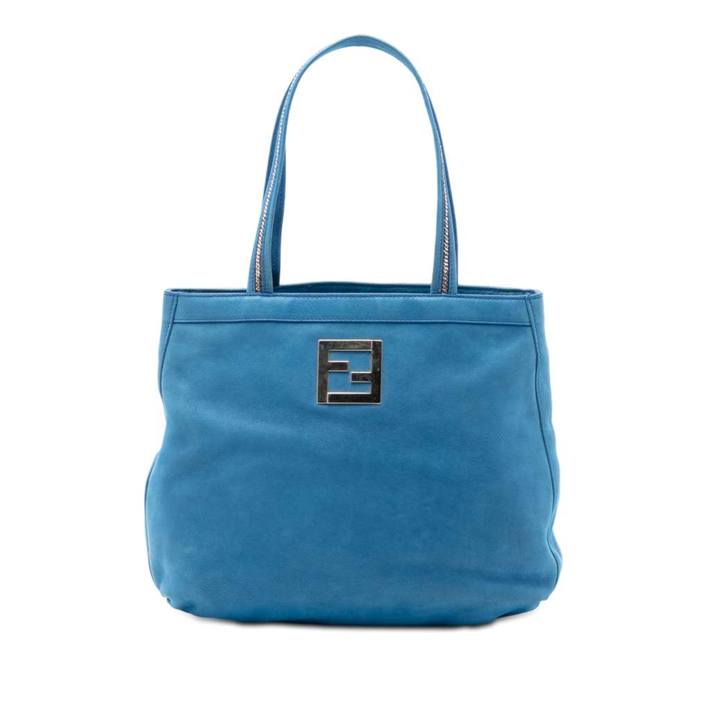 Fendi Nubuck FF Chains Tote