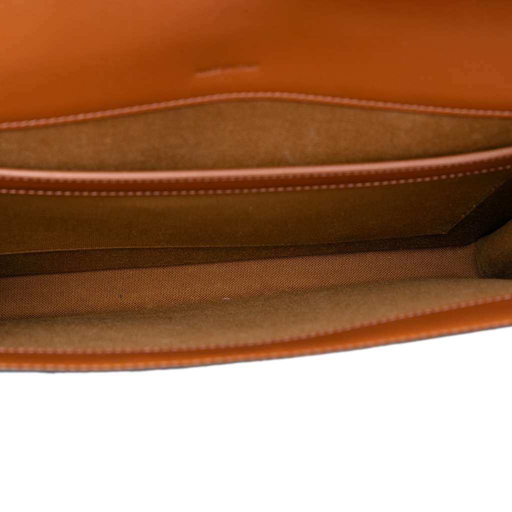 Celine Triomphe Coated Canvas Wristlet Flap Pouch - 4