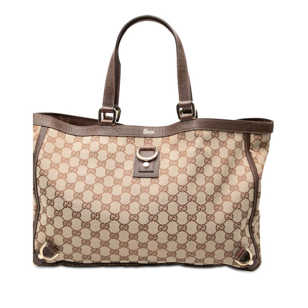 Gucci GG Canvas Abbey D Ring Tote