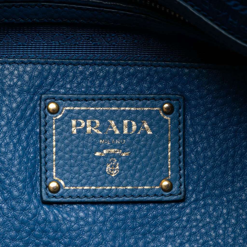 Prada Vitello Daino Zip Top Satchel - 5