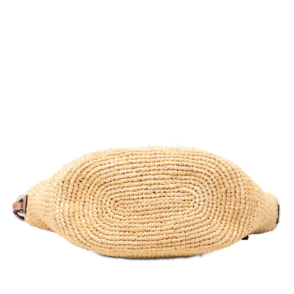 Loewe Paulas Ibiza Anagram Raffia Pochette Crossbody - 3