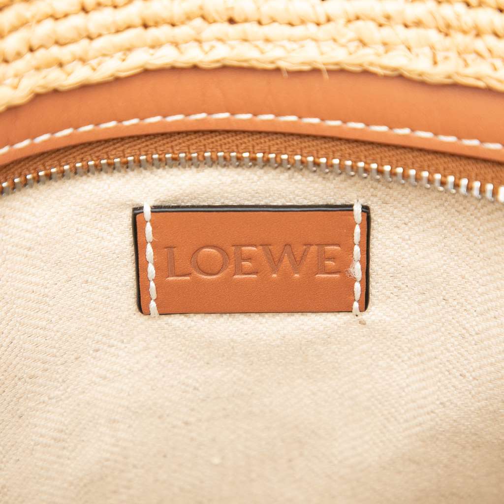 Loewe Paulas Ibiza Anagram Raffia Pochette Crossbody - 5