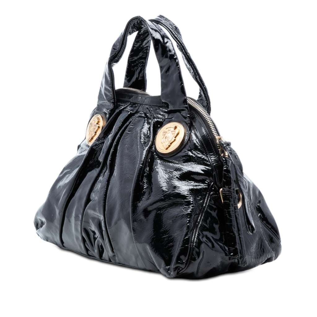 Gucci Large Patent Hysteria Satchel - 2