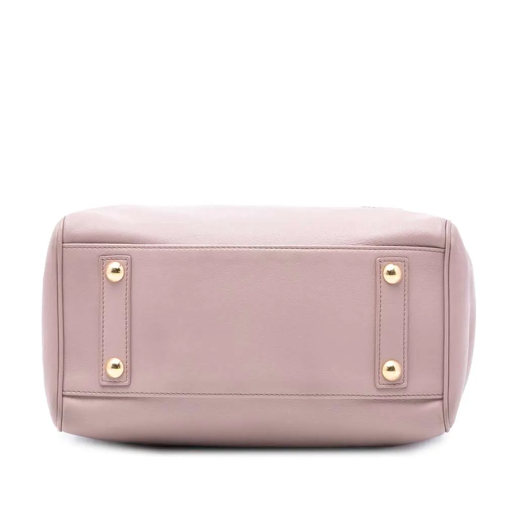 Louis Vuitton Limited Edition Cuir Cinema Intrigue Top Handle Bag Pink Leather Very good - Inside View